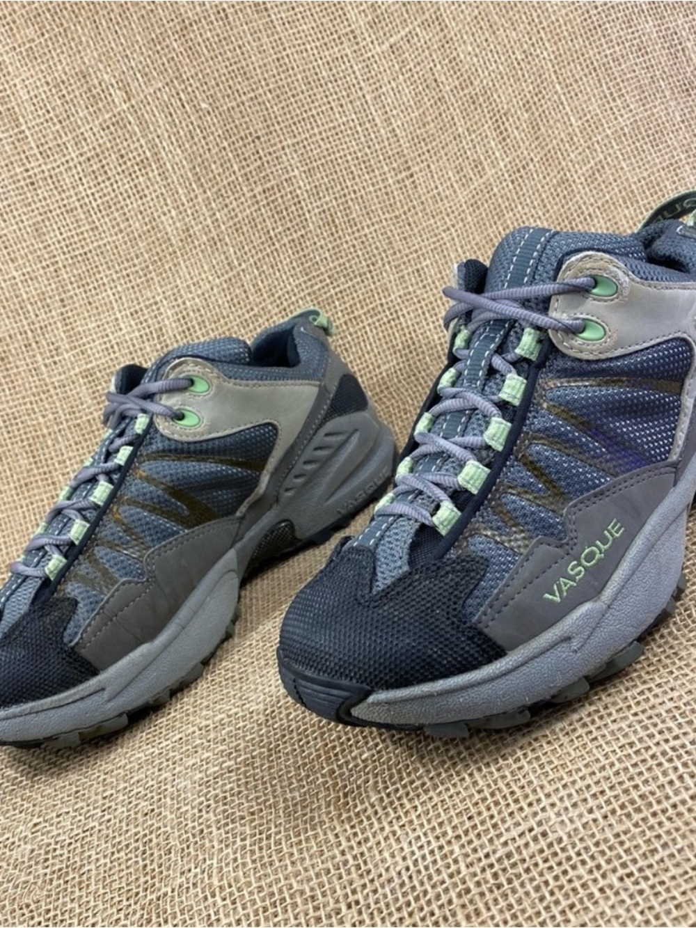 Vasque Gray and Green Women's Athletic Shoes